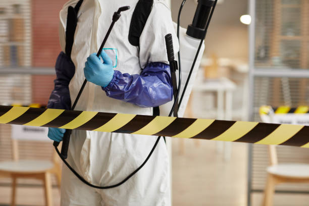 Professional Biohazard Cleanup technician working in Grantham, NH